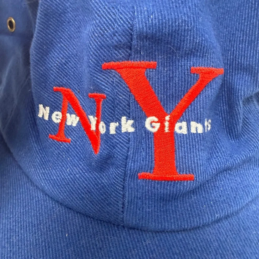 VTG NNFL Game Day New York Giants Hat Blue Adjustable Strapback Cap NWT